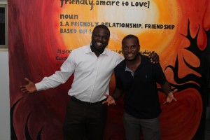 With Iyi, co-founder of Andela