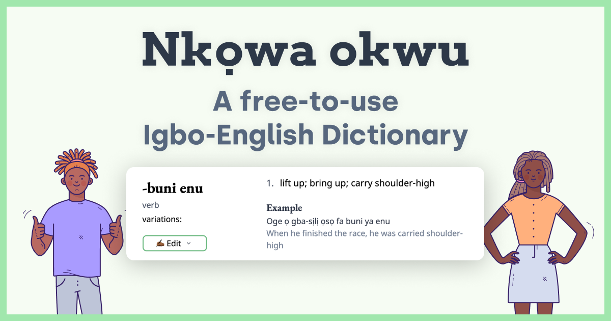 Using Technology to Save the Igbo Language